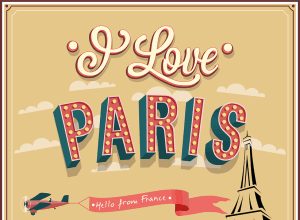 panneau i love paris