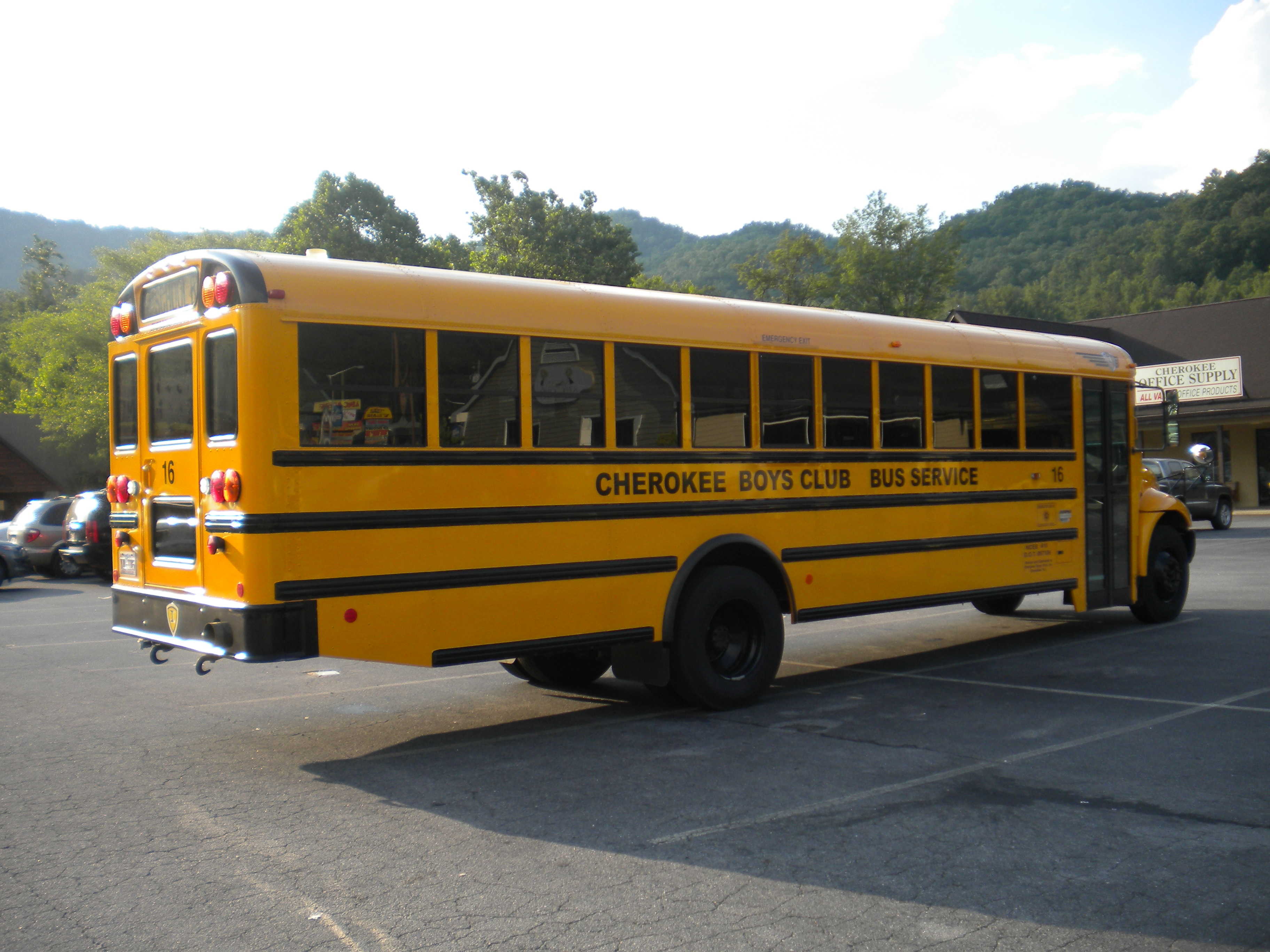 school bus cherokee