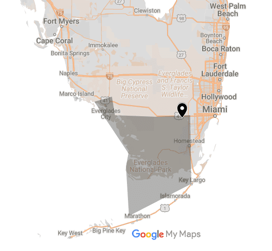 Everglades Floride localisation
