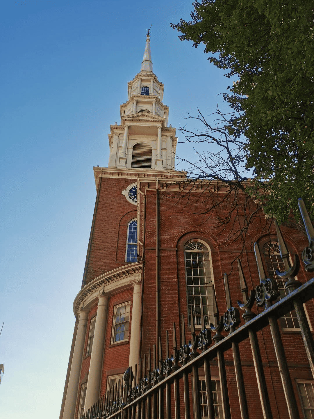 park street church église boston