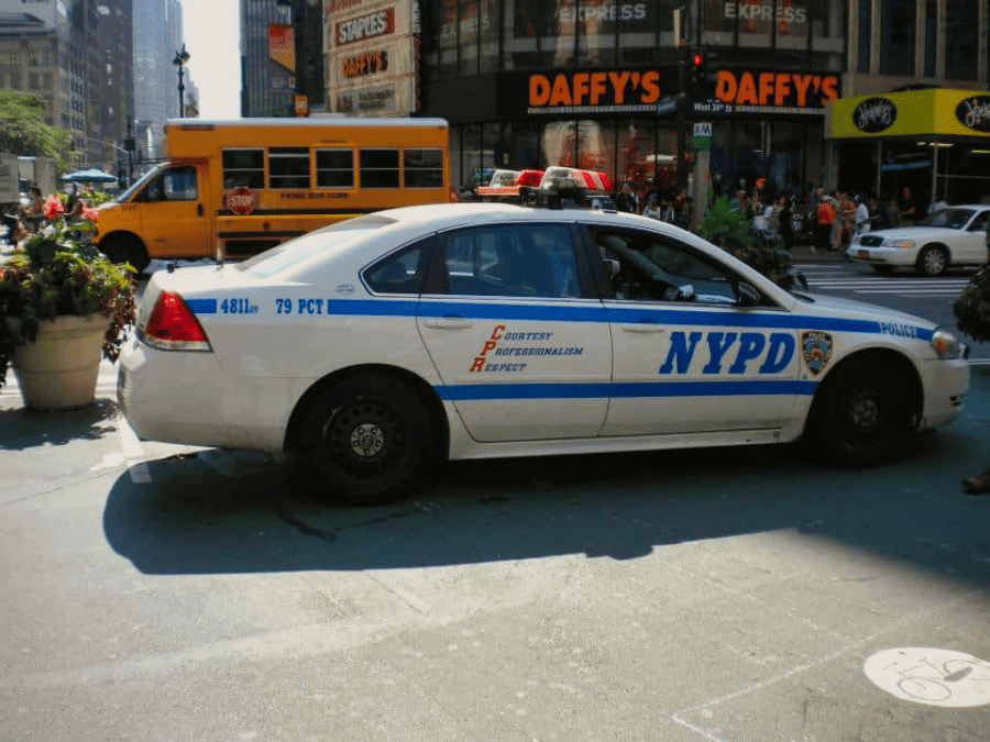 voiture de police américaine